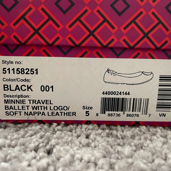 Like New! Tory Burch Minnie Travel Ballet - Picture 4 of 9